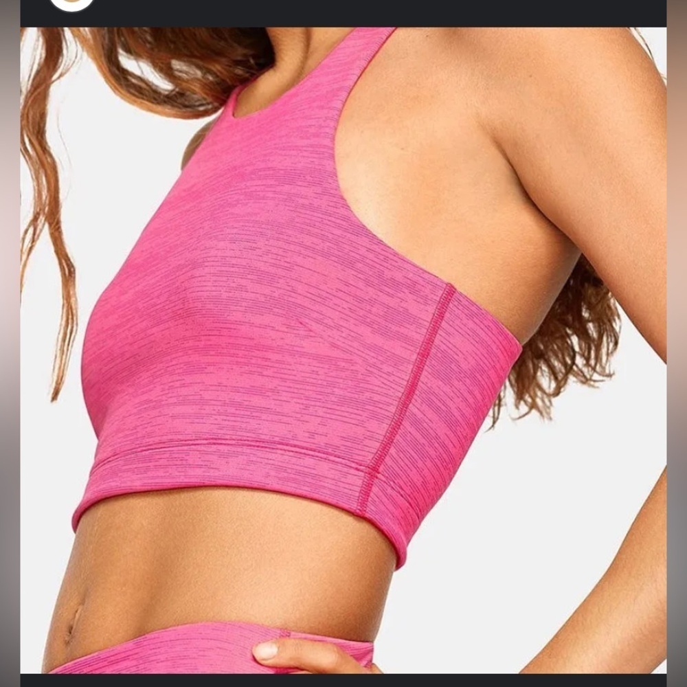 Outdoor Voices Magenta Activewear Top crop techsweat $68 S nwot casual $50 fall